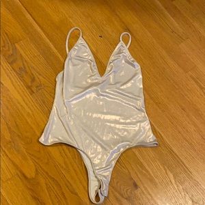 La hearts sheer body suit